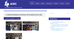 Desktop Screenshot of iglesiasaiec.org