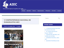 Tablet Screenshot of iglesiasaiec.org